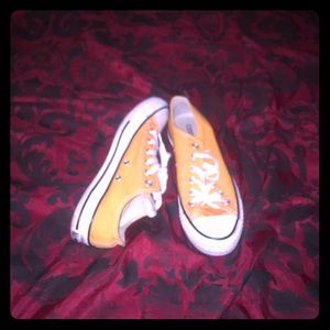 Orange Converse.